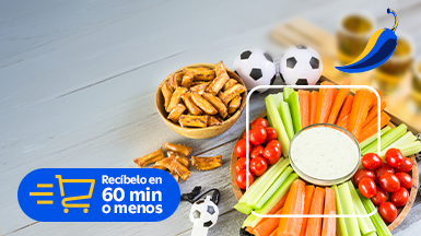 Comidas preparadas Recíbelo en 60 min o menos