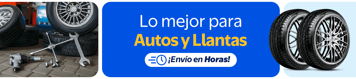 Lo mejor para Autos y Llantas ¡Envio en Horas!