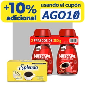Café y endulzantes