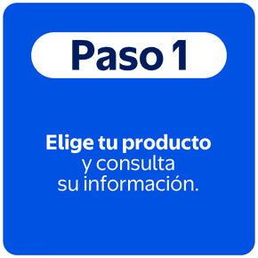 1. Elige tu producto y consulta su información.