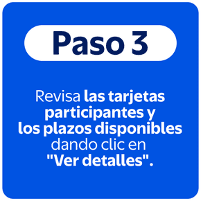 3. Revisa las tarjetas participantes y los plazos disponibles dando clic en "Ver detalles"