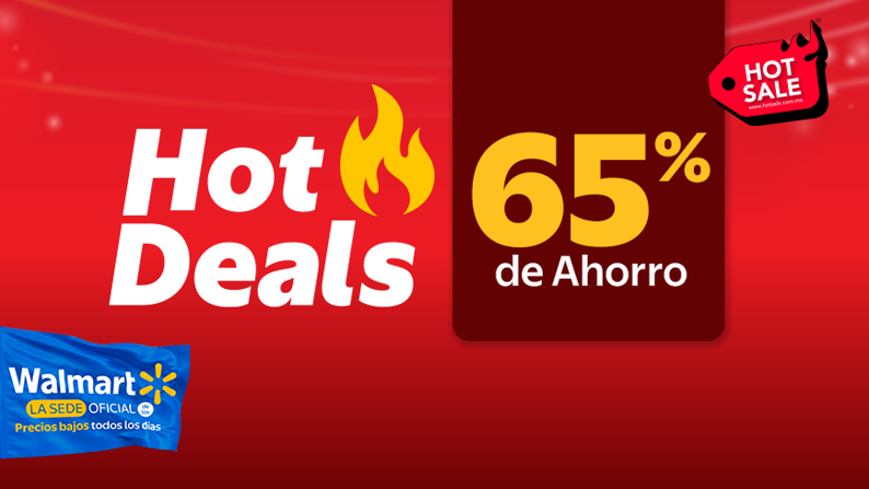 Hot Deals 65% de ahorro