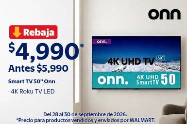 onn pantalla
