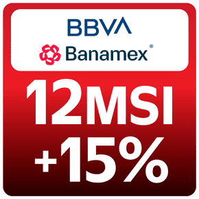 BBVA y Banamex 12MSI + 15%