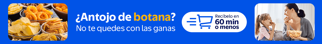 ANTOJO DE BOTANA NO TE QUEDES CON LAS GANAS + ENVIO EXPRESS HASTA 60 MINUTOS