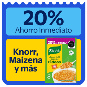 20% Ahorro Inmediato Knoww, Maizena y más