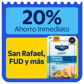 20% Ahorro Inmediato San Rafael, FUD y más
