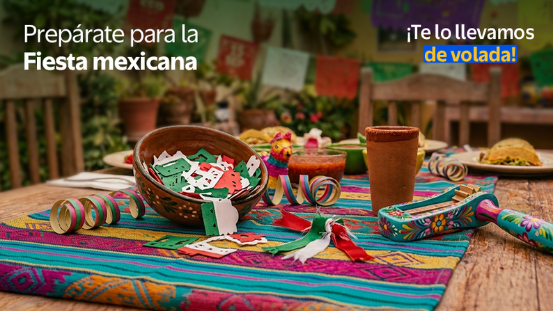Prepárate para la Fiesta mexicana Tag: de volada