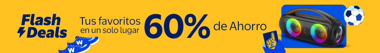 Flash Deals Tus favoritos en un solo lugar 60% de Ahorro