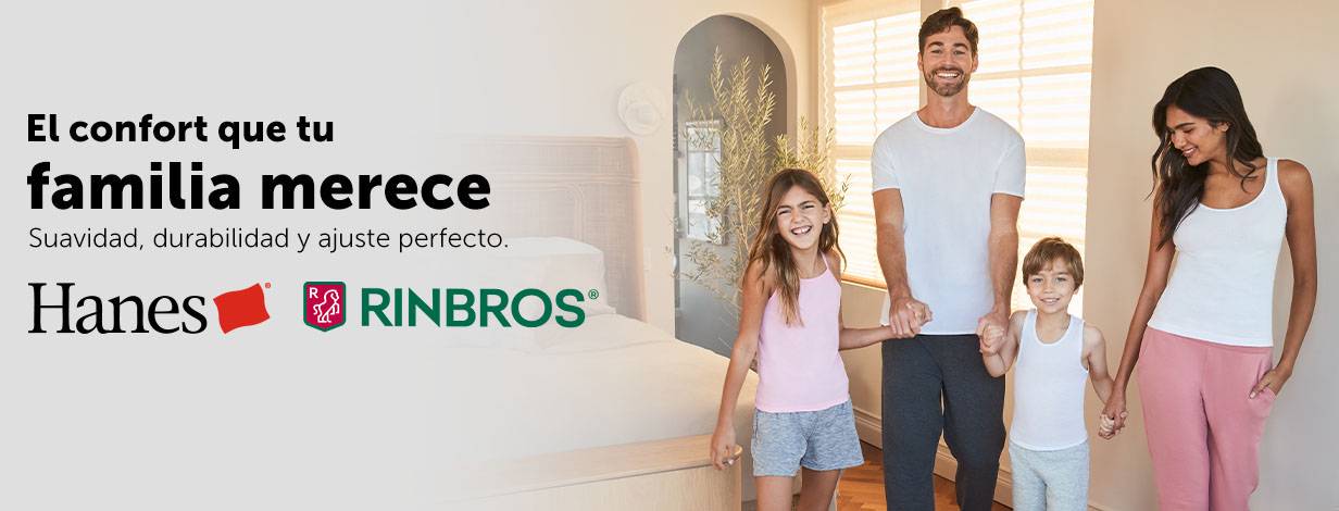 Hanes Rinbros Ropa para la familia