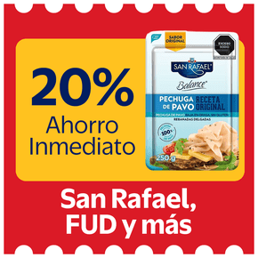 20%ahorro inmediato san rafael fud y mas