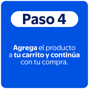 4. Agrega el producto a tu carrito y continúa con tu compra.