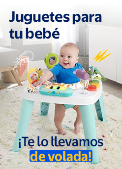 Juguetes para tu bebé. Te lo llevamos de volada.