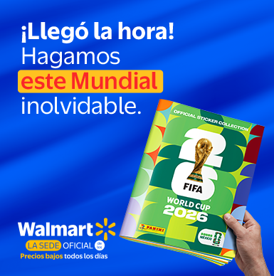¡Llegó la hora!, Album Panini, Walmart la SEDE oficial