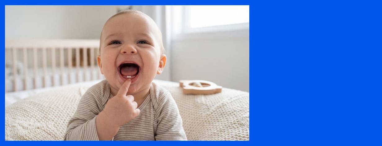 Si los dientitos comienzan a aparecer, ¡cuida a tu bebé!