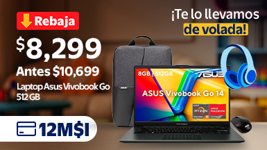 Laptop Asus Vivobook Go E1404FA-NK341W AMD Ryzen 5 7th 8GB 512GB Negro