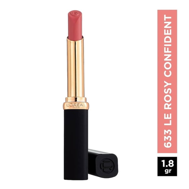 Labial L'Oréal riche intense volume matte 633 rosy confident 1.8 g