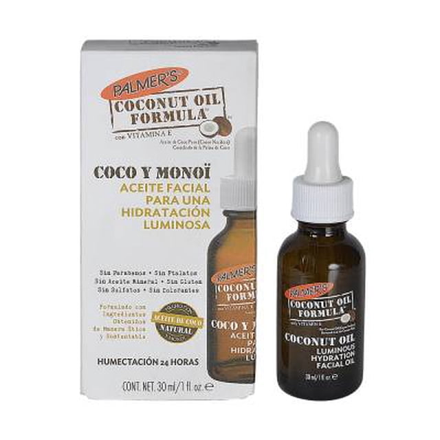 Aceite facial Palmer de coco natural 30 ml