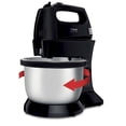 thumbnail image 2 of Batidora de Pedestal T-Fal Quick Mix 2 en 1 Negra Inox 5 velocidades HT3128MX, 2 of 4