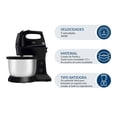 thumbnail image 4 of Batidora de Pedestal T-Fal Quick Mix 2 en 1 Negra Inox 5 velocidades HT3128MX, 4 of 4