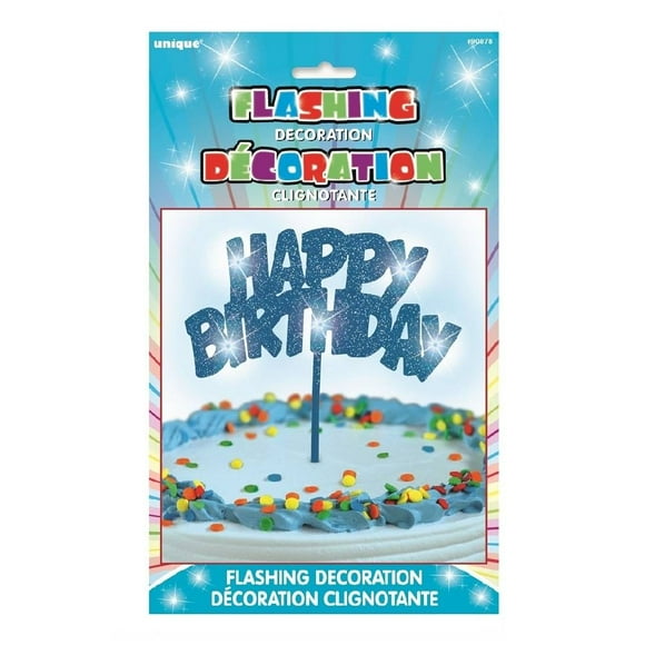 Decoración Unique Happy Birthday 1 Pieza