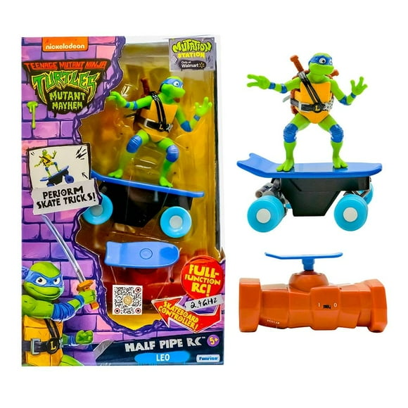 Vehículo a control remoto Tortugas Ninja Funrise Half Pipe Leonardo