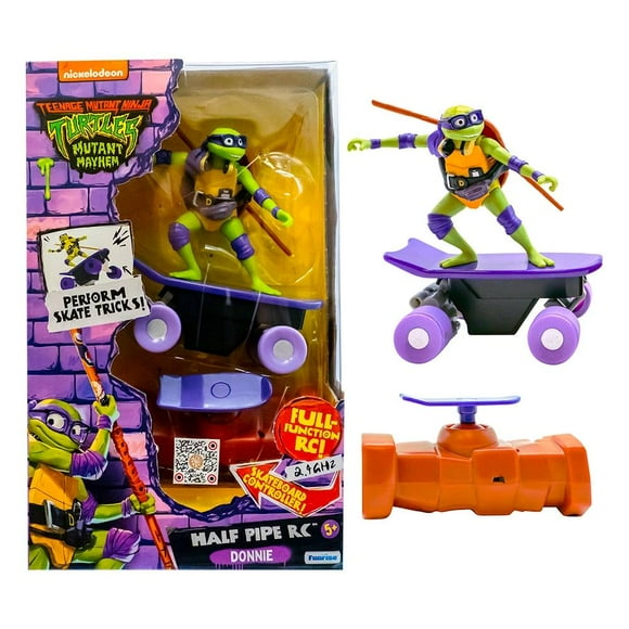 Vehículo a control remoto Tortugas Ninja Funrise Half Pipe Donatello