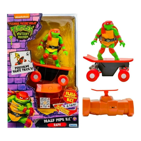 Vehículo a control remoto Tortugas Ninja Funrise Half Pipe Rafael