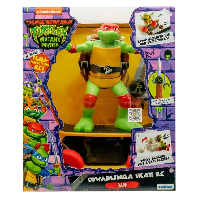 Radio Control Tortugas Ninja Personaje en Patineta