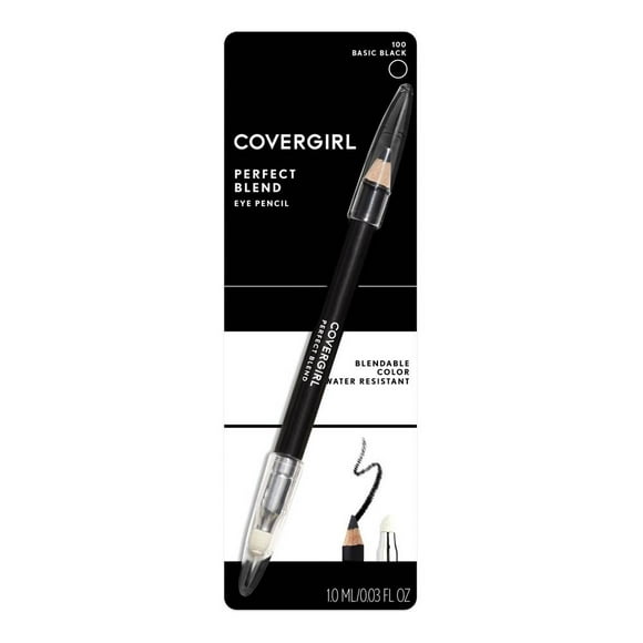 Delineador de ojos Covergirl lápiz perfect blend 100 basic black 1.0 ml