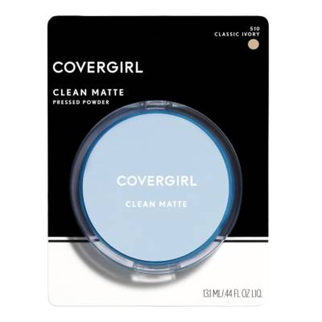 Polvo compacto Covergirl clean matte 510 classic ivory 13.1 ml