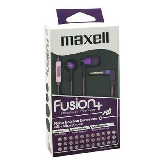 Audífonos Maxell Fusión+ con Micrófono Morado