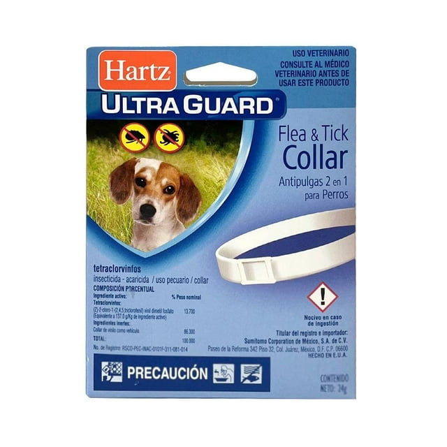 Collar para Perro Hartz Ultra Guard Antipulgas 2 en 1
