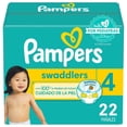 thumbnail image 1 of Pañales Pampers Swaddlers etapa 4 unisex  1 paquete con 22 pzas, 1 of 4
