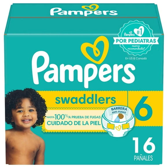 Pañales Pampers Swaddlers etapa 6 unisex 1 paquete con 16 pzas