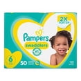 thumbnail image 1 of Pañales Pampers Swaddlers etapa 6 unisex 1 paquete con 50 pzas, 1 of 2
