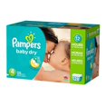 thumbnail image 1 of Pañales Pampers Baby Dry etapa 4 unisex 128 piezas, 1 of 4