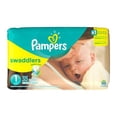 thumbnail image 1 of Pañal Pampers Swaddlers Jumbo etapa 1, 35 pzas, 1 of 4