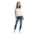 thumbnail image 4 of Jeans Para Dama Signature by Levi Strauss No Back Pocket Corte Colombiano Azul Claro T-4S, 4 of 4