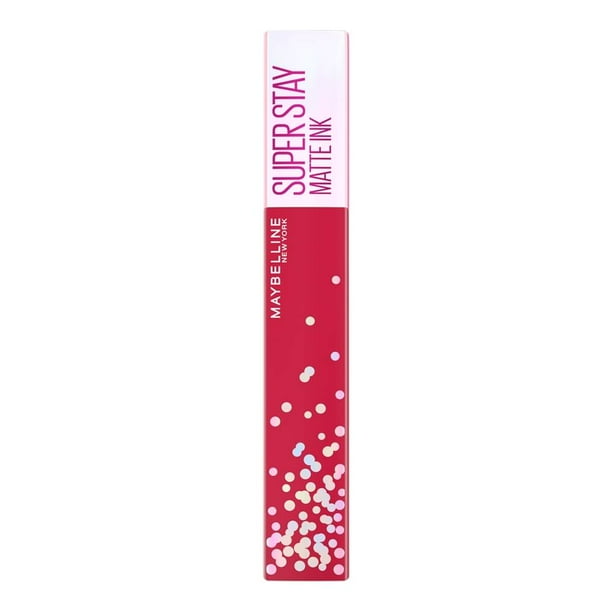 Labial líquido Maybelline super stay matte ink birthday edition life of the party 390