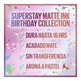thumbnail image 3 of Labial líquido Maybelline super stay matte ink birthday edition life of the party 390, 3 of 3