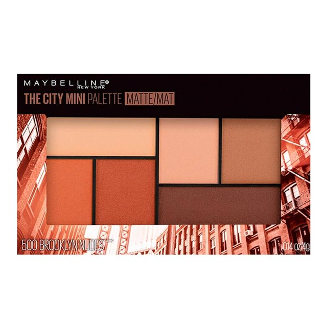 Paleta de sombras Maybelline The City Mini Palette matte 500 brooklyn nudes 4 g
