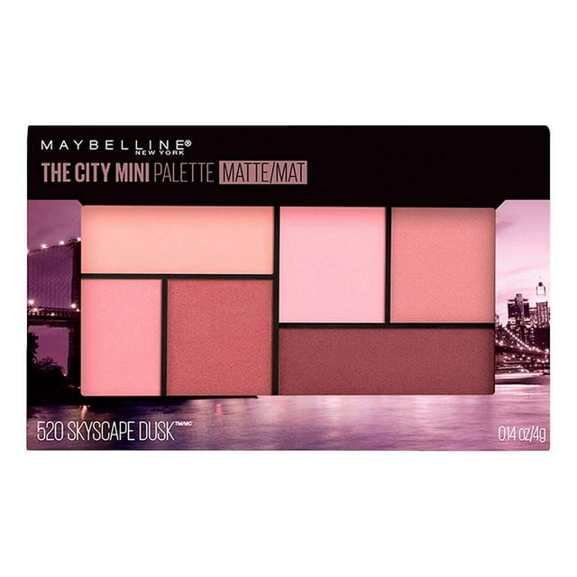 Paleta de sombras Maybelline The City Mini Palette matte 520 skyscape dusk 4 g