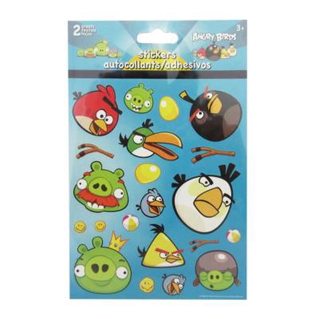 Angry Birds Go Sticker Stickers adhesivos Trends Global Angry Birds 1 pza | Walmart en línea