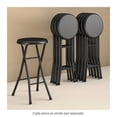 thumbnail image 3 of Banco Plegable Mainstays Acojinado Negro 24 Pulgadas, 3 of 4