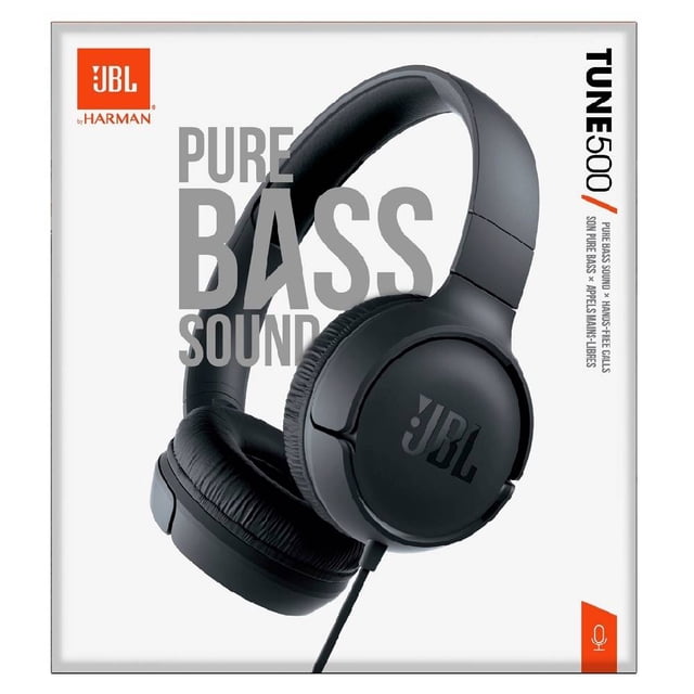 Audífonos Alámbricos JBL T500BLKAM Negro