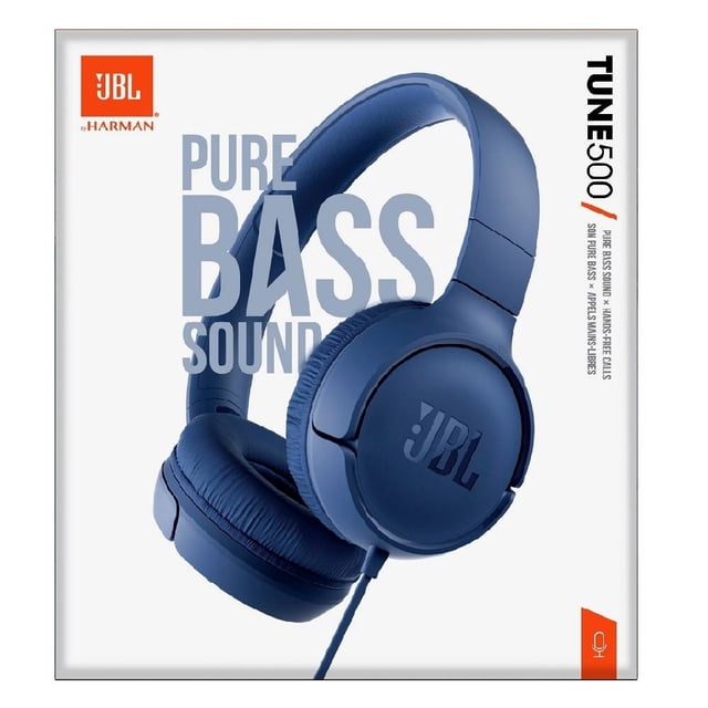 Audífonos Alámbricos JBL T500BLUAM Azul