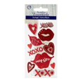 thumbnail image 1 of Calcomanías Essentials Besos y Corazones, 1 of 4