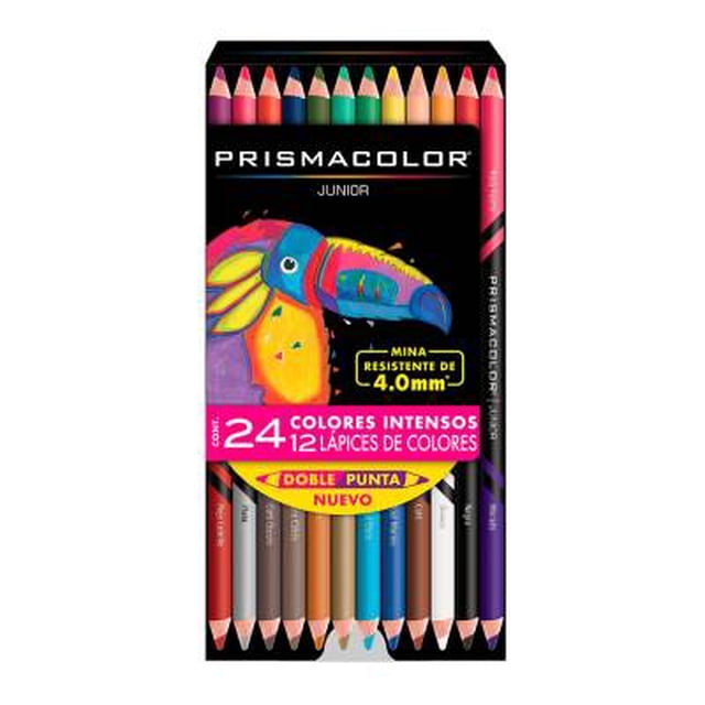 Lápices de colores Prismacolor Junior punta doble 12 pzas