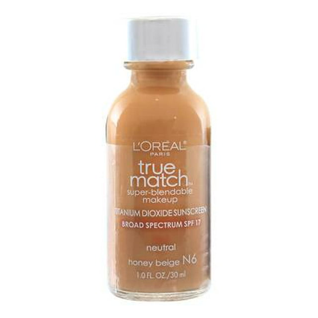 Base de Maquillaje LOréal Paris True Match N6 Honey Beige 30 ml